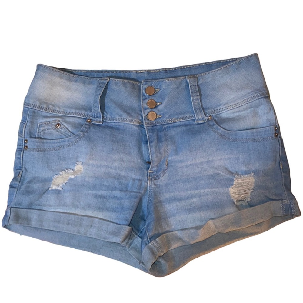 YMI - Light Wash Denim Shorts - Size 5/27